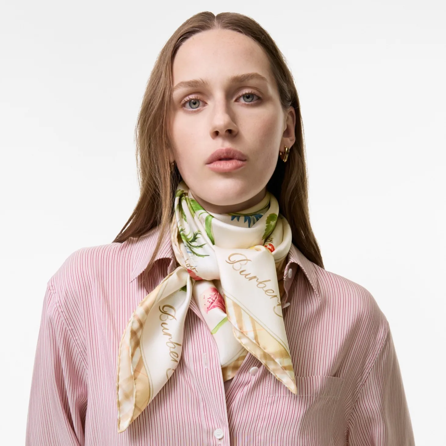Blooms of Britain Silk Scarf
