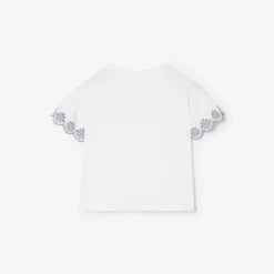 Broderie Anglaise Cotton T-shirt