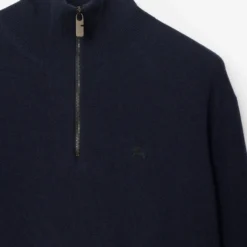 Cashmere Blend Half-zip Sweater