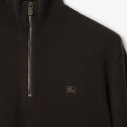 Cashmere Blend Half-zip Sweater