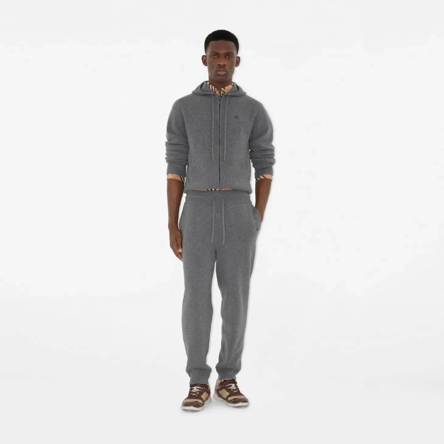 Cashmere Blend Jogging Pants