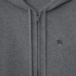 Cashmere Blend Zip Hoodie