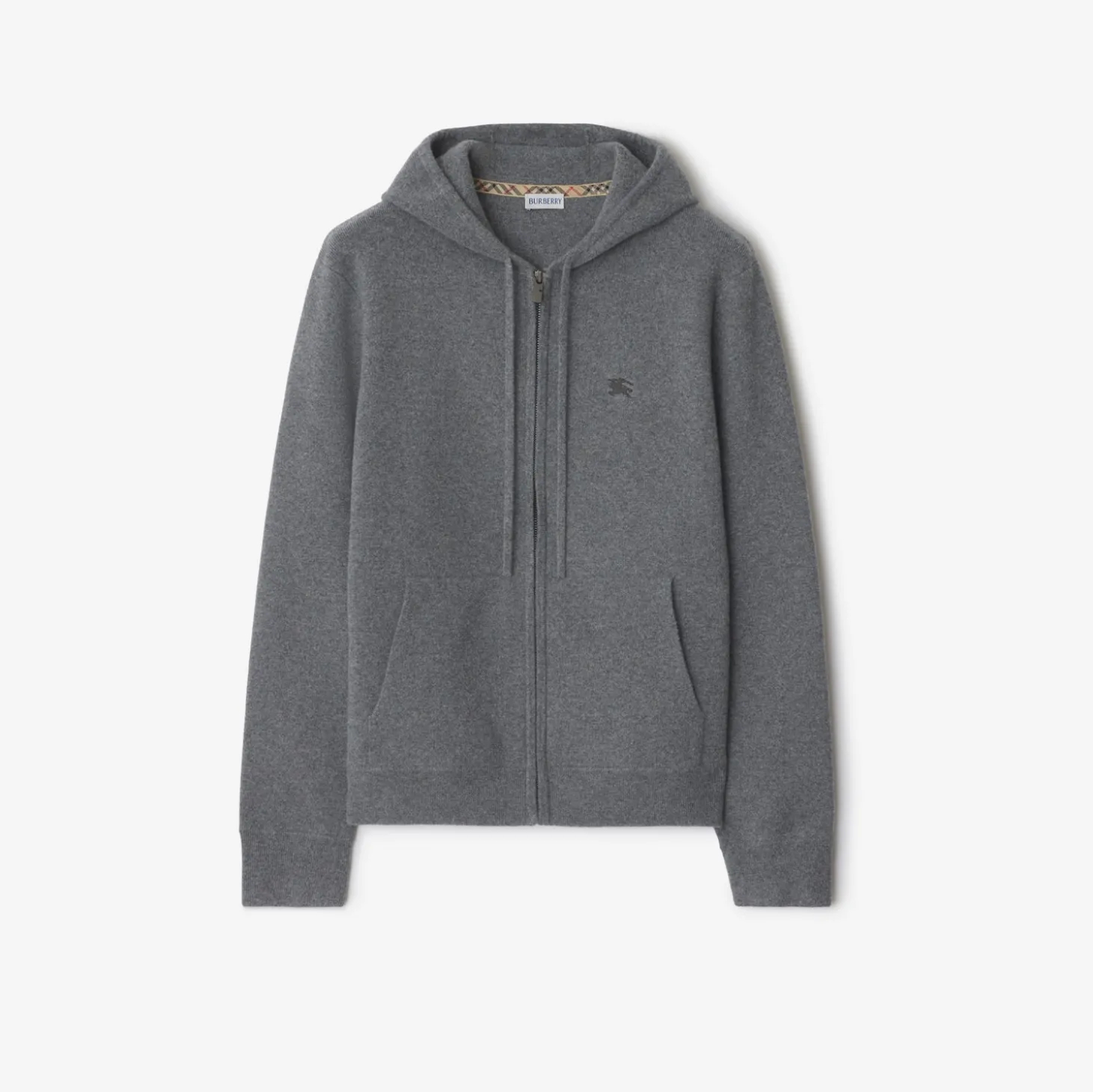 Cashmere Blend Zip Hoodie