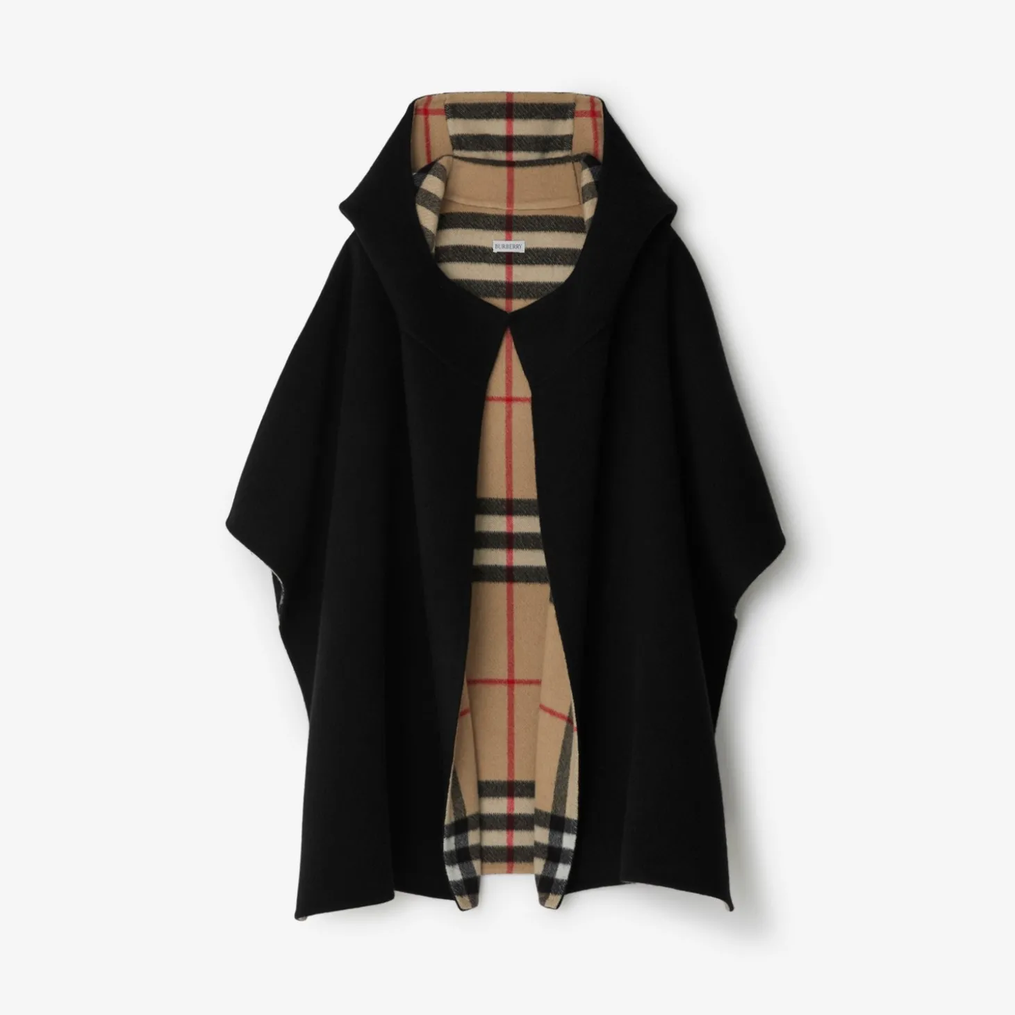 Cashmere Hooded Cape