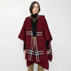 Cashmere Hooded Cape