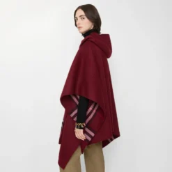 Cashmere Hooded Cape