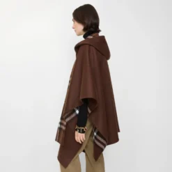 Cashmere Hooded Cape