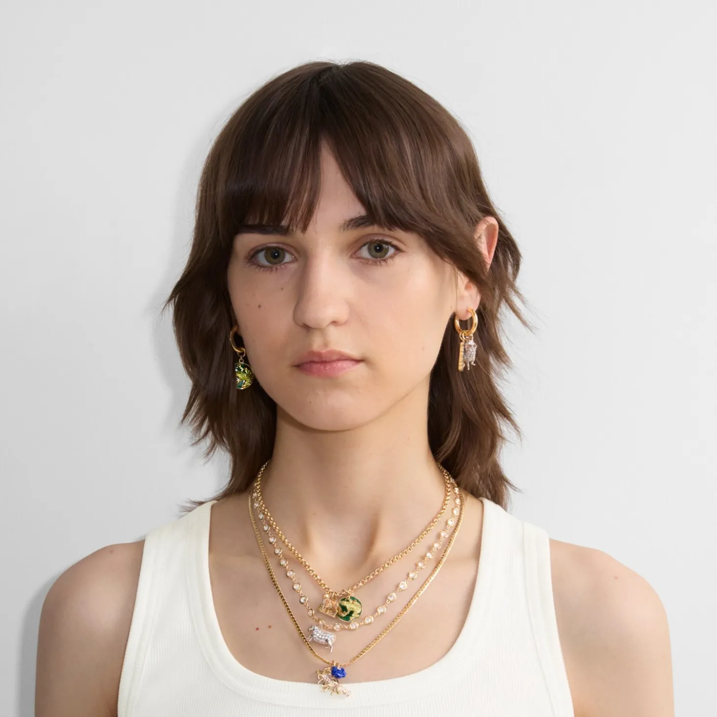 Charm Hoop Earrings