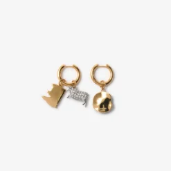 Charm Hoop Earrings​