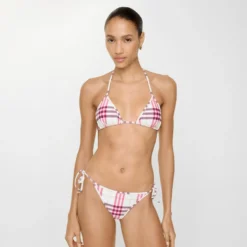 Check Bikini Top