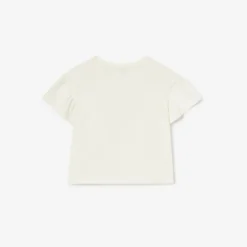 Check Bow Cotton T-shirt