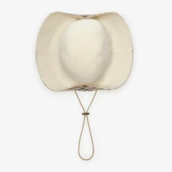 Check Brim Tropical Gabardine Hat