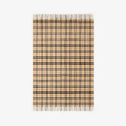 Check Cashmere Blanket
