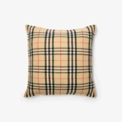 Check Cashmere Cushion
