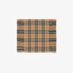 Check Cashmere Happy Scarf