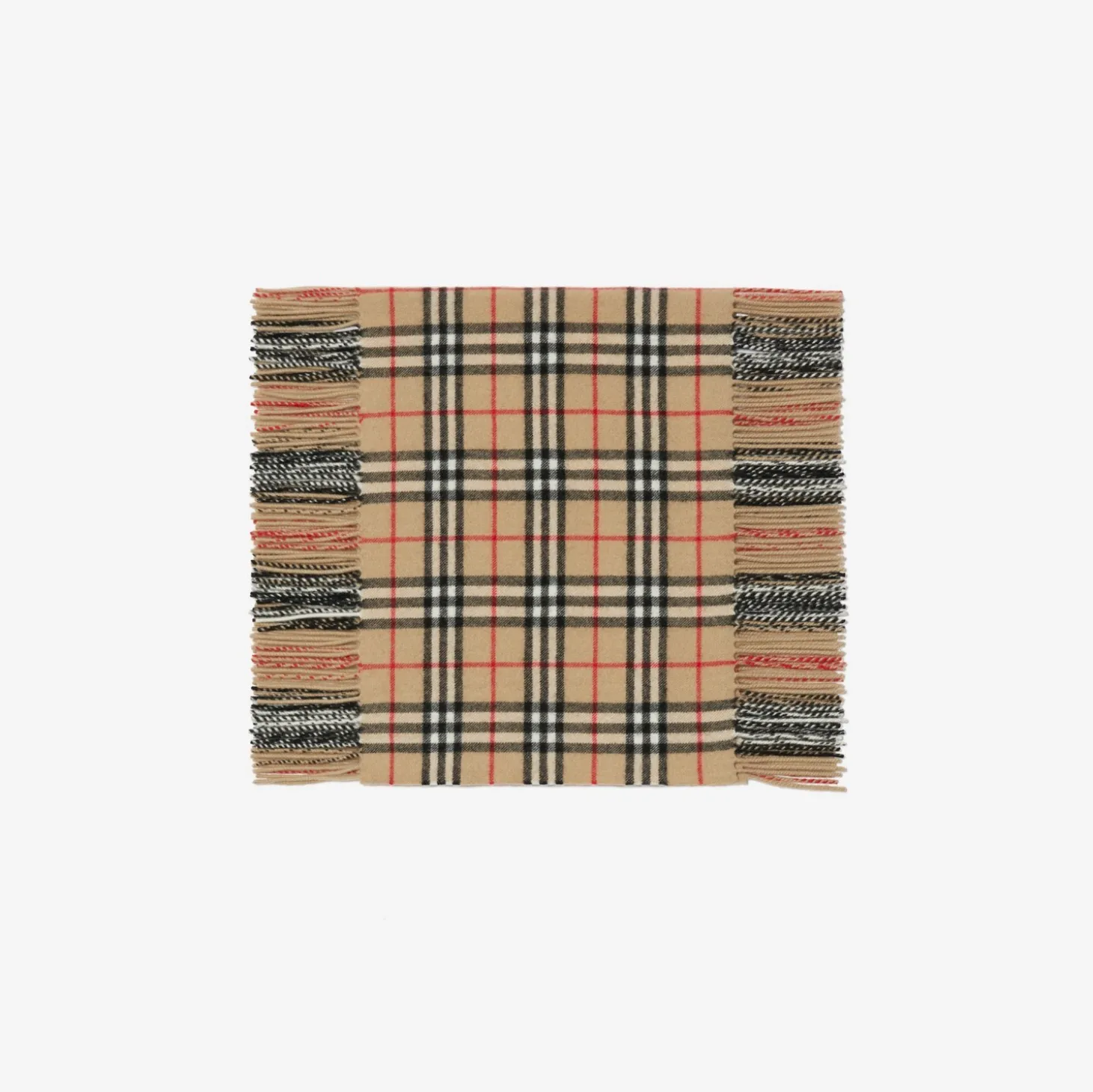 Check Cashmere Happy Scarf