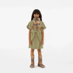 Check Cashmere Scarf