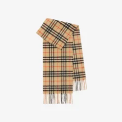 Check Cashmere Scarf