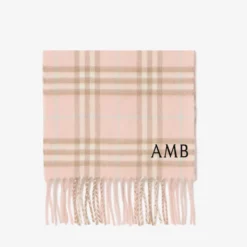 Check Cashmere Scarf