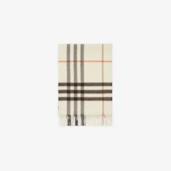 Check Cashmere Scarf