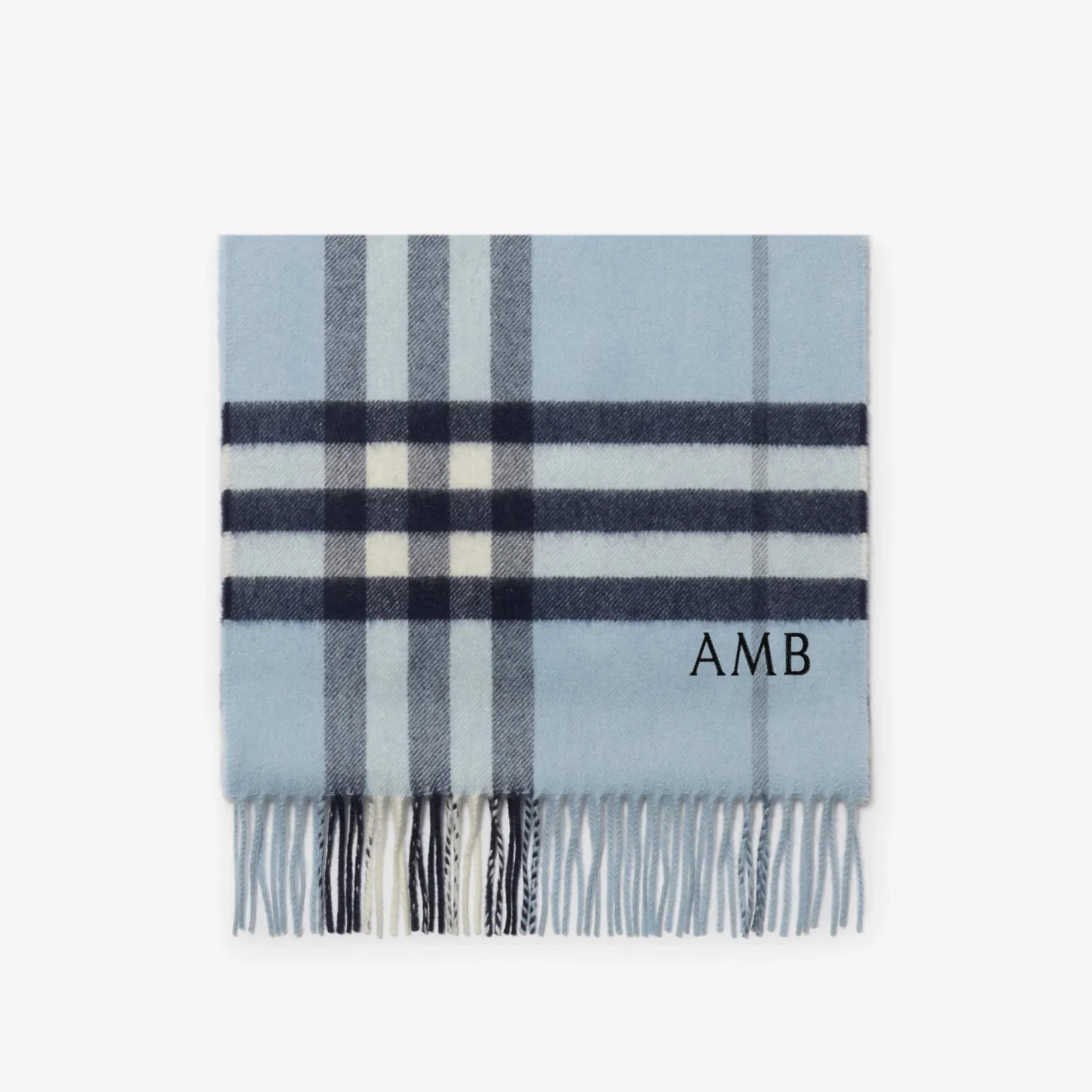 Check Cashmere Scarf
