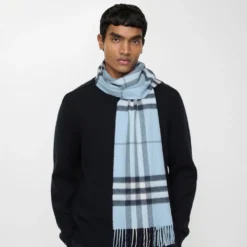 Check Cashmere Scarf