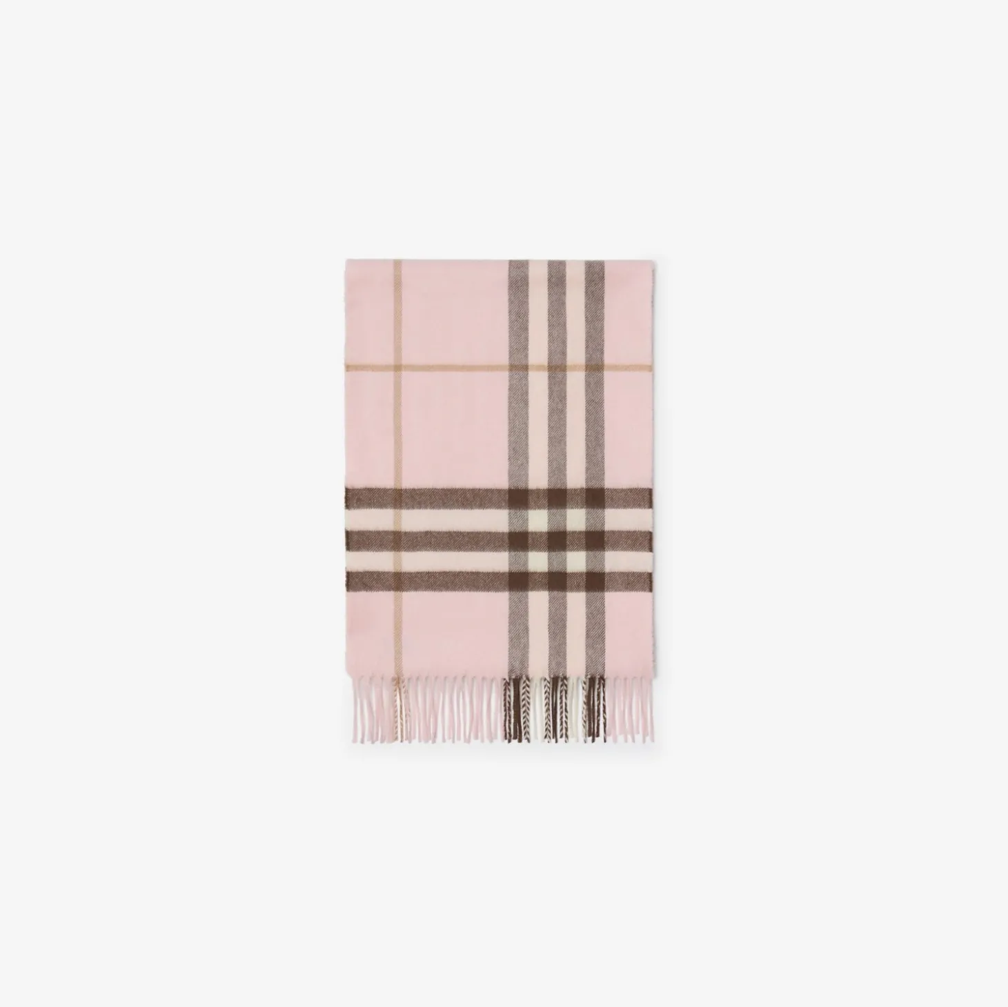 Check Cashmere Scarf