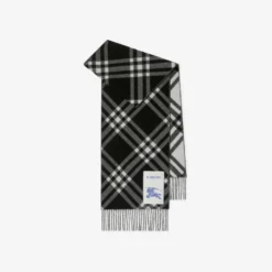 Check Cashmere Scarf