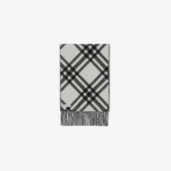 Check Cashmere Scarf