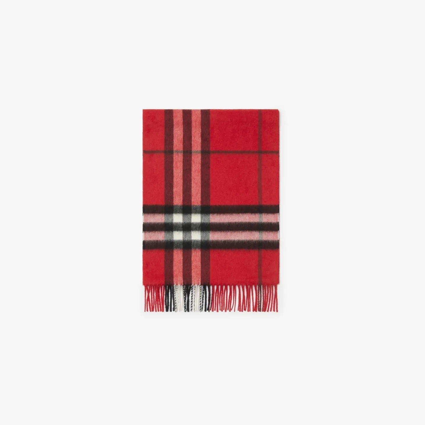Check Cashmere Scarf