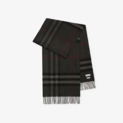Check Cashmere Scarf