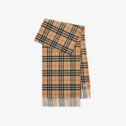 Check Cashmere Scarf
