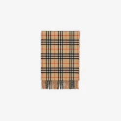 Check Cashmere Scarf