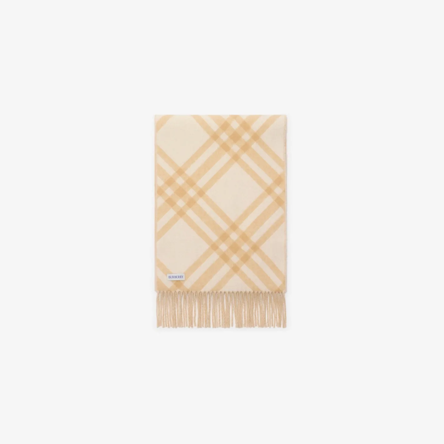 Check Cashmere Scarf