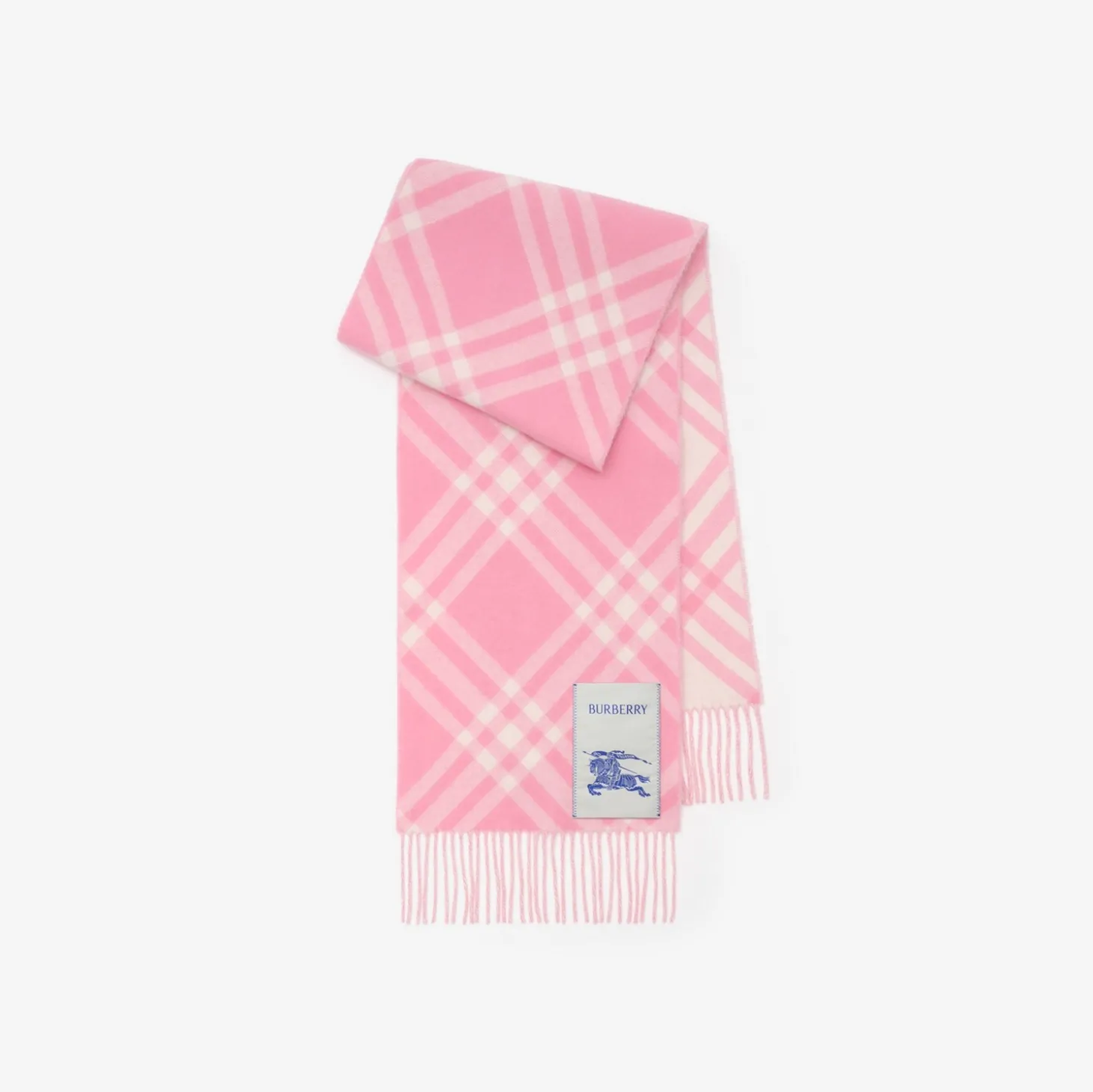 Check Cashmere Scarf