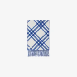 Check Cashmere Scarf