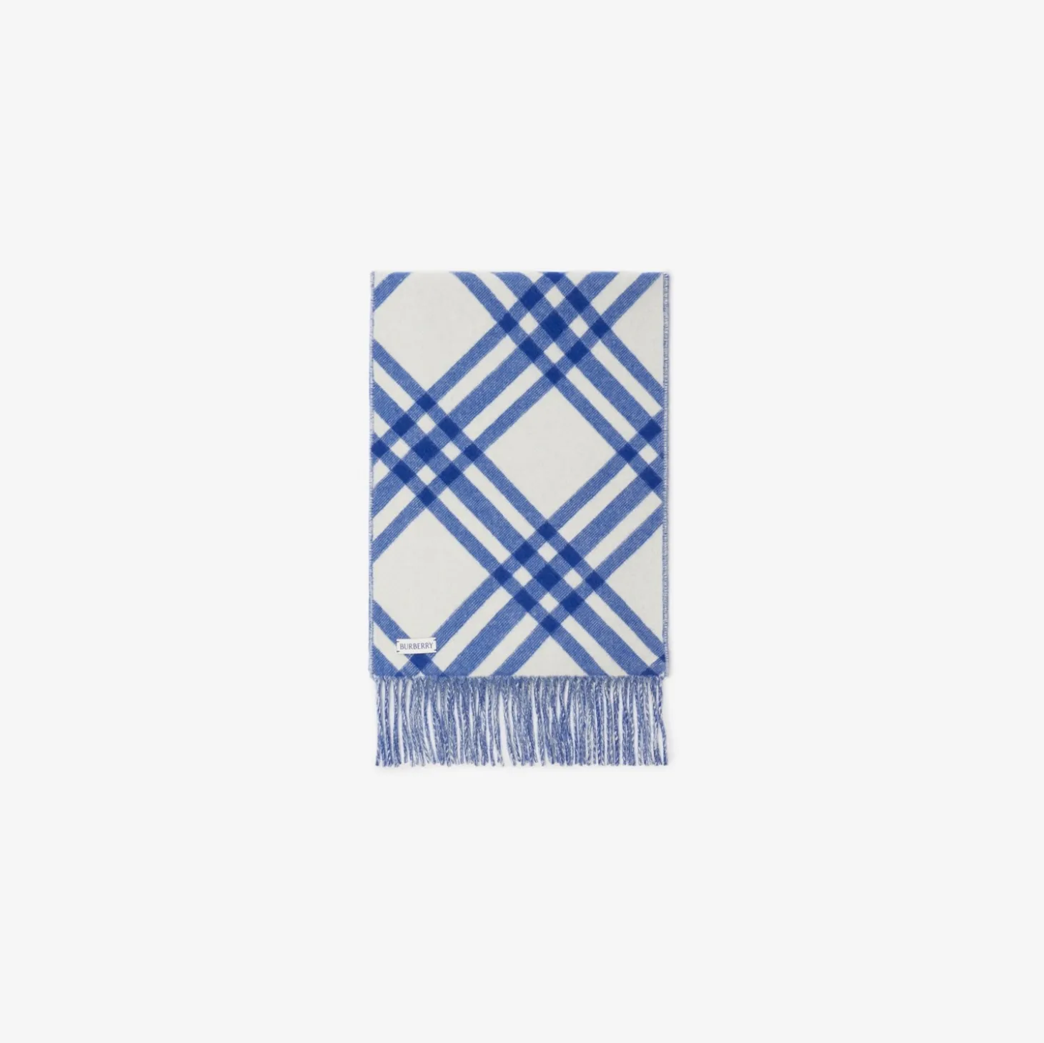 Check Cashmere Scarf