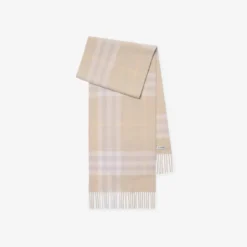 Check Cashmere Scarf
