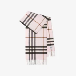 Check Cashmere Scarf