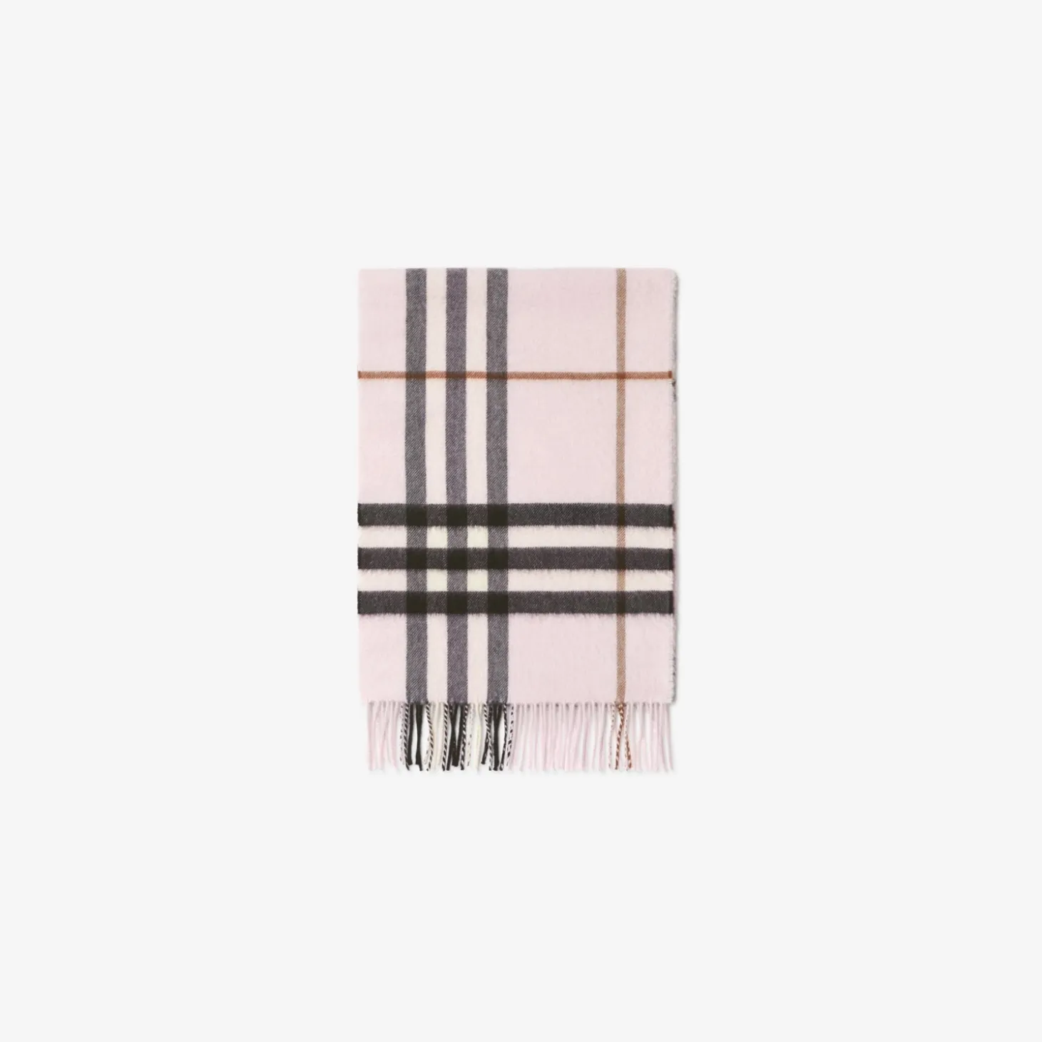 Check Cashmere Scarf