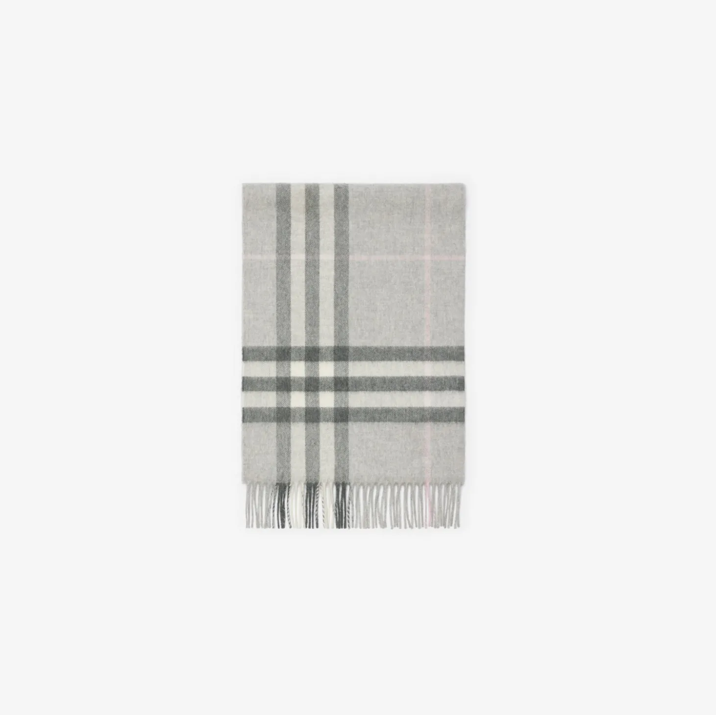 Check Cashmere Scarf