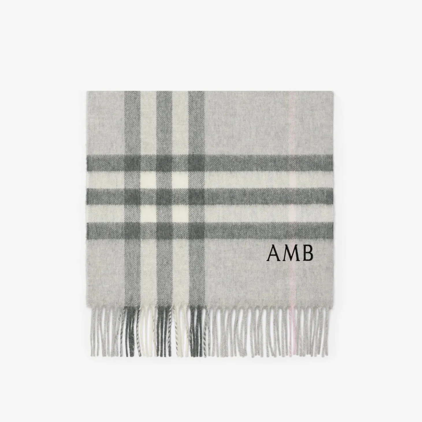 Check Cashmere Scarf
