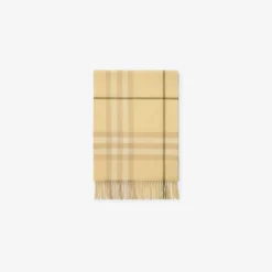 Check Cashmere Scarf