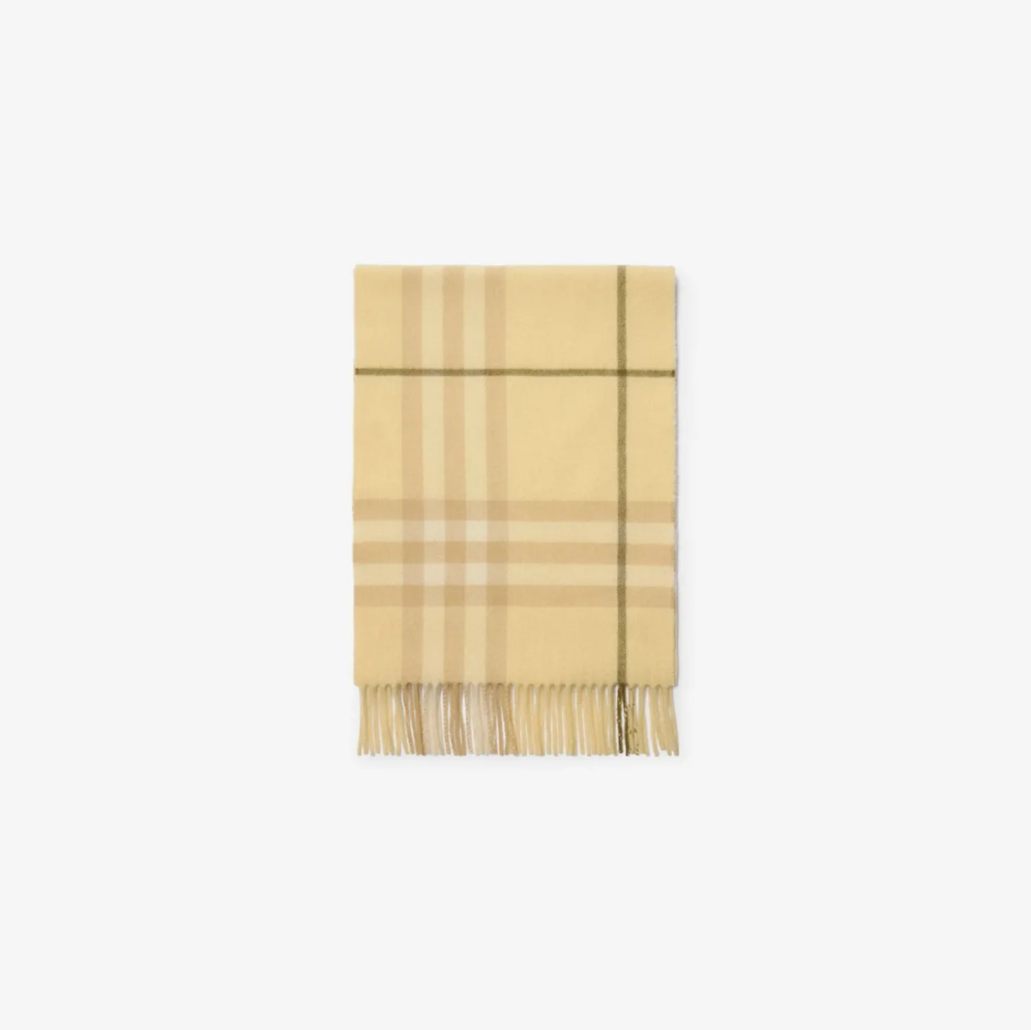 Check Cashmere Scarf