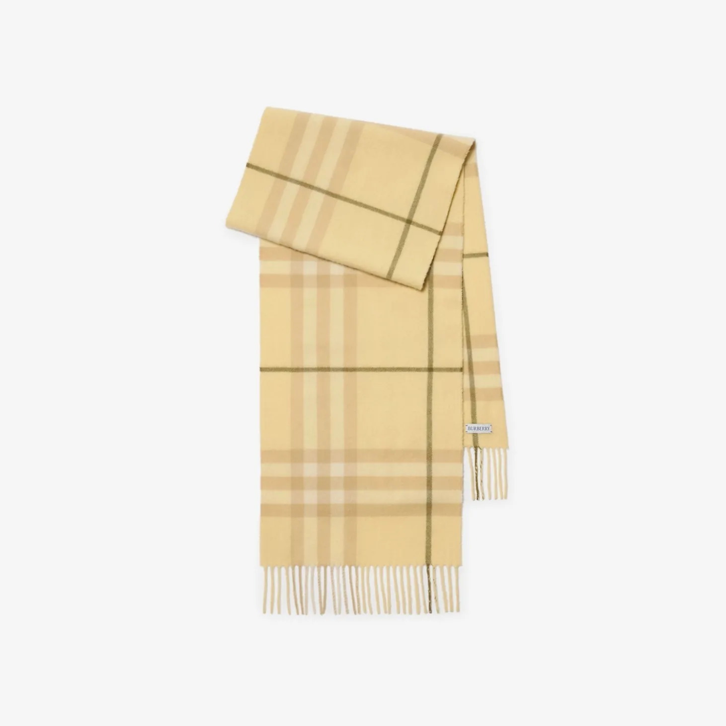 Check Cashmere Scarf