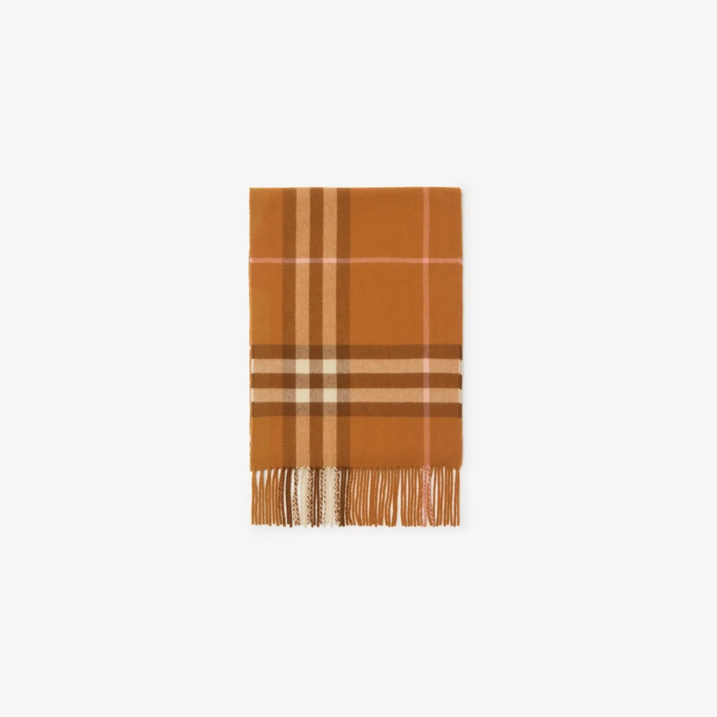 Check Cashmere Scarf