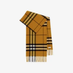 Check Cashmere Scarf
