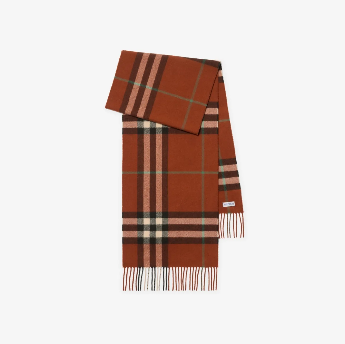 Check Cashmere Scarf