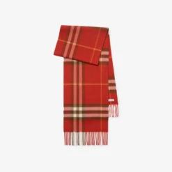 Check Cashmere Scarf