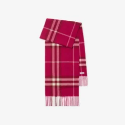 Check Cashmere Scarf